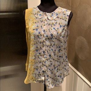 CAbi Floral Blouse